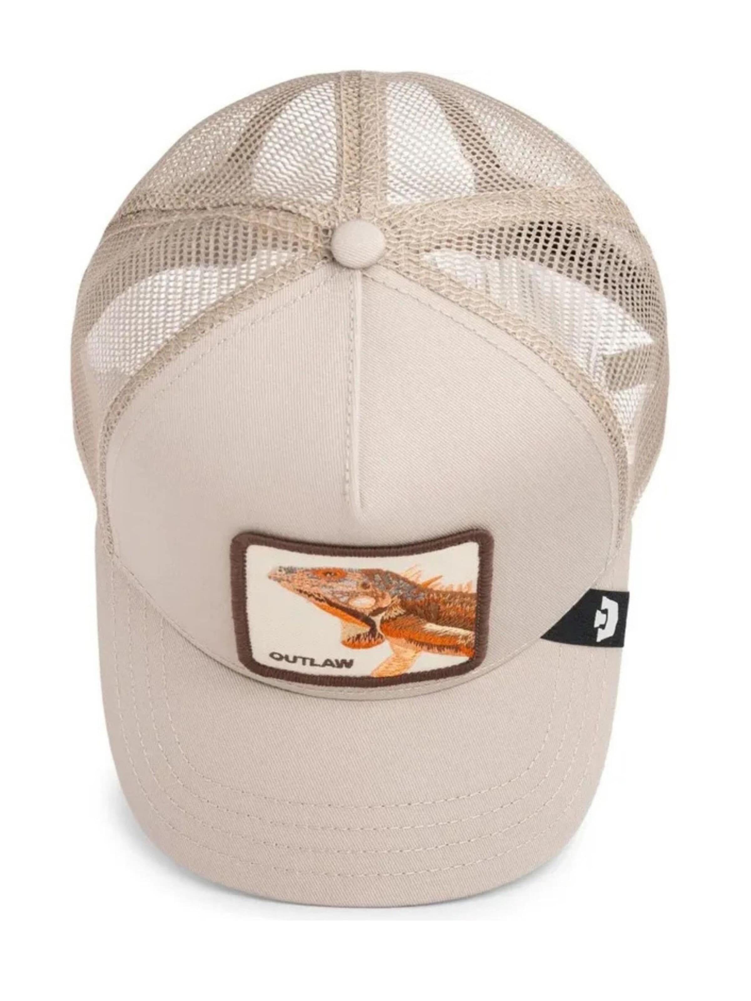 GOORIN Bros. Hætte 'Gorra goorin bros beige lagarto the outlaw lizzard trucker cap' i beige