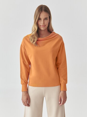 TATUUM Sweatshirt 'Malia' i orange: framsida