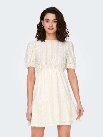 JDY فستان 'WILLOW' بلون أبيض: الأمام