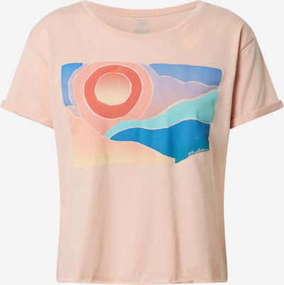 BILLABONG Тениска 'ARTIST' в синьо / тюркоазен / люляк / корал / праскова, Преглед на продукта