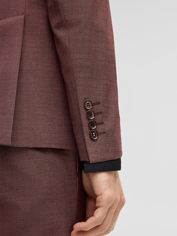 STRELLSON Slim fit Business blazer 'Alzer' in Red