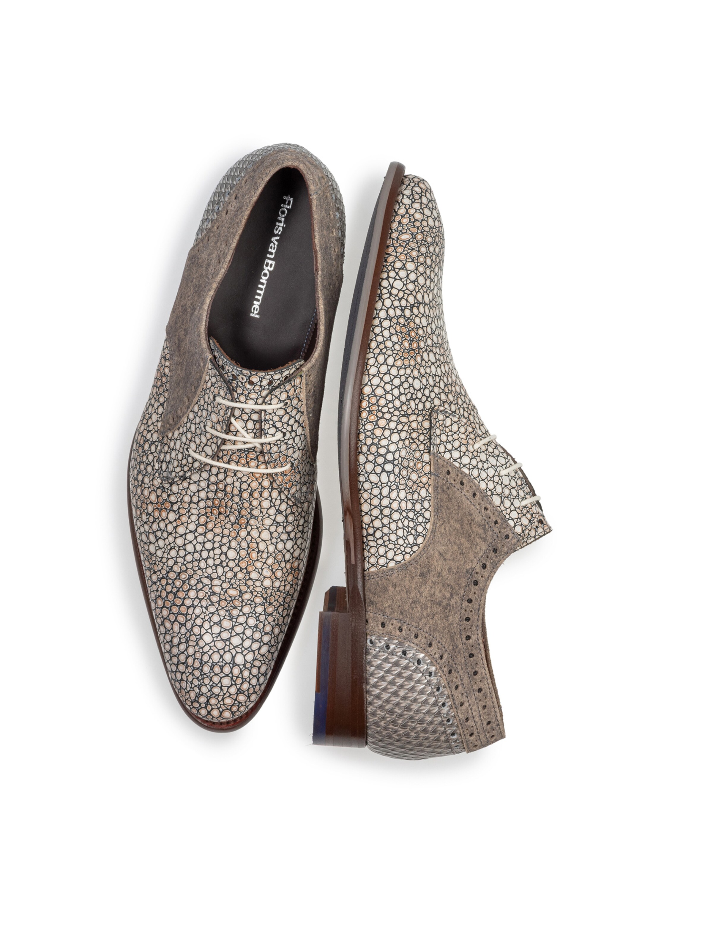 Scarpa stringata 'De Stapper 39' di Floris van Bommel in grigio