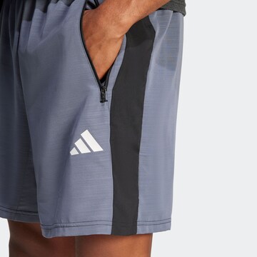 ADIDAS PERFORMANCE Normální Sportovní kalhoty 'Essentials' – šedá