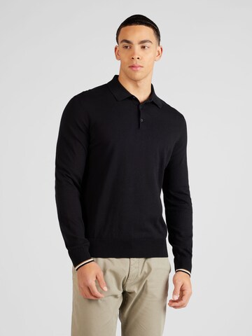BOSS Sweater 'Gemello' in Black: front