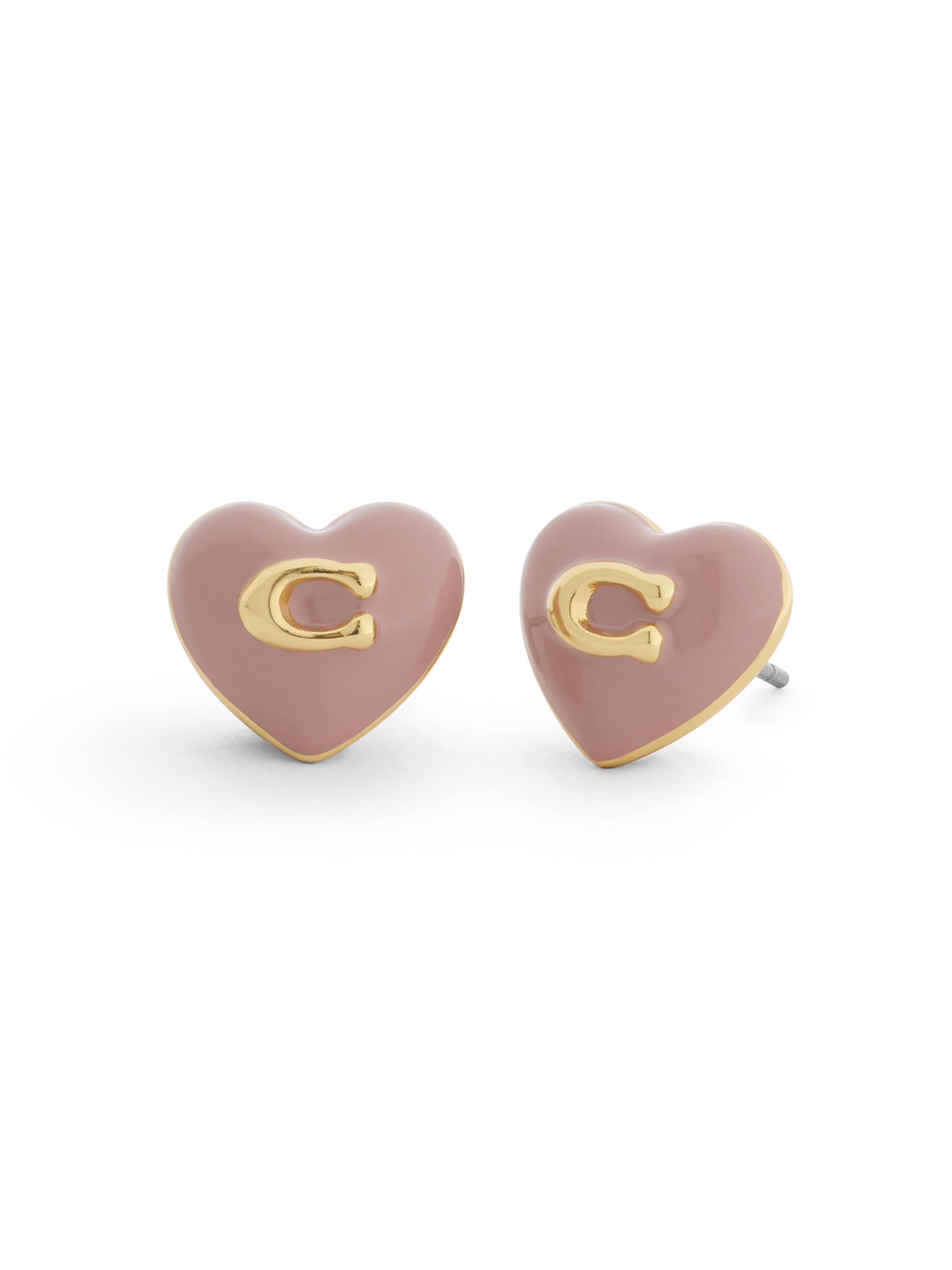 COACH Ohrringe 'Signature C' in Gold: Vorderseite