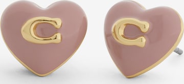COACH Ohrringe 'Signature C' in Gold: Vorderseite