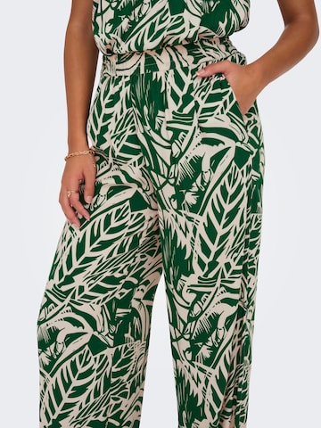 JDY Wide leg Broek 'NILE LIFE' in Groen