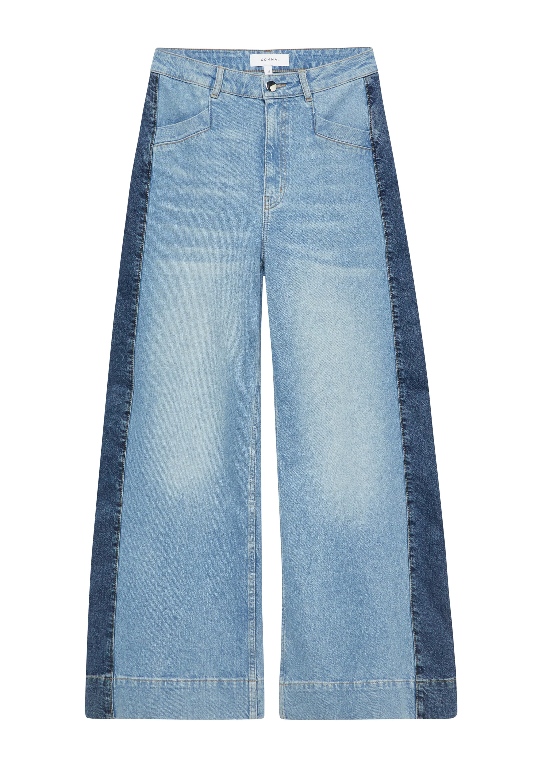 COMMA Wide leg Jeans in Blue: front
