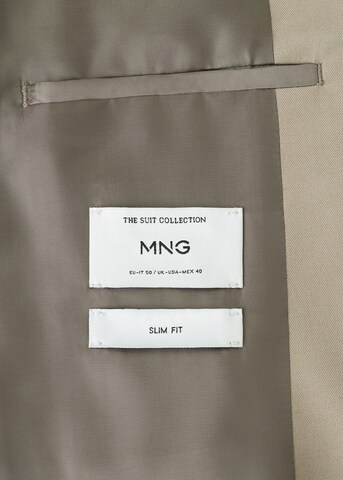 MANGO MAN Slim fit Suit Jacket 'Milan' in Beige