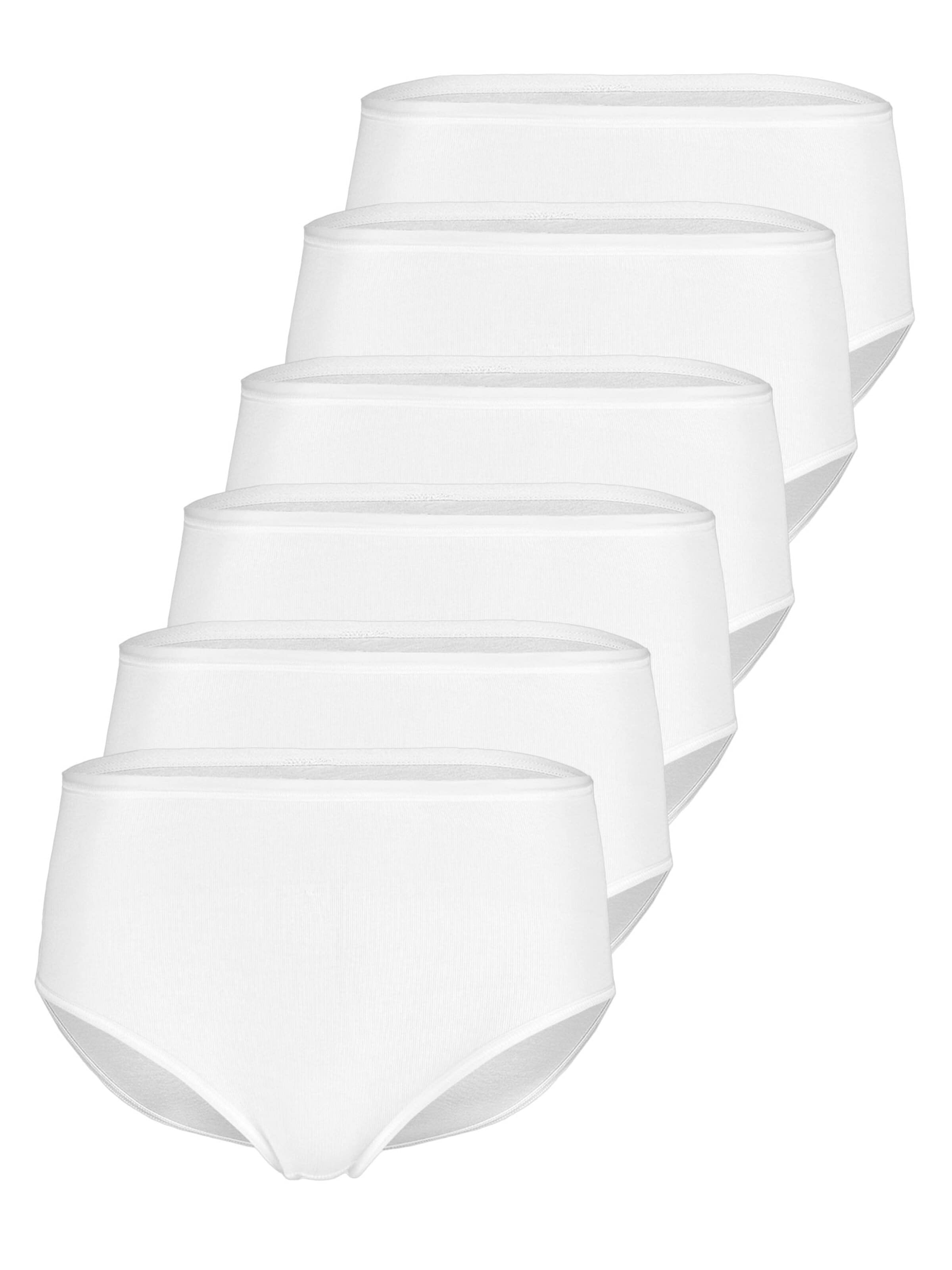 Nina von C. Panty 'Fine Cotton' in White: front