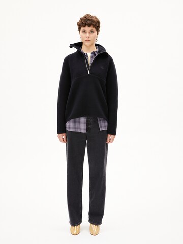ARMEDANGELS Sweatshirt 'HAARLEENAA' (GOTS) in Schwarz