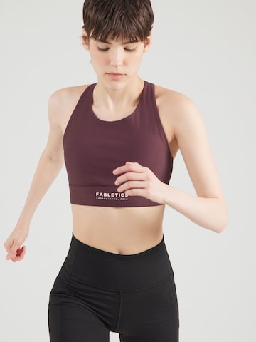 Fabletics - Bustier Sujetador deportivo 'NO-BOUNCE' en rojo: frente