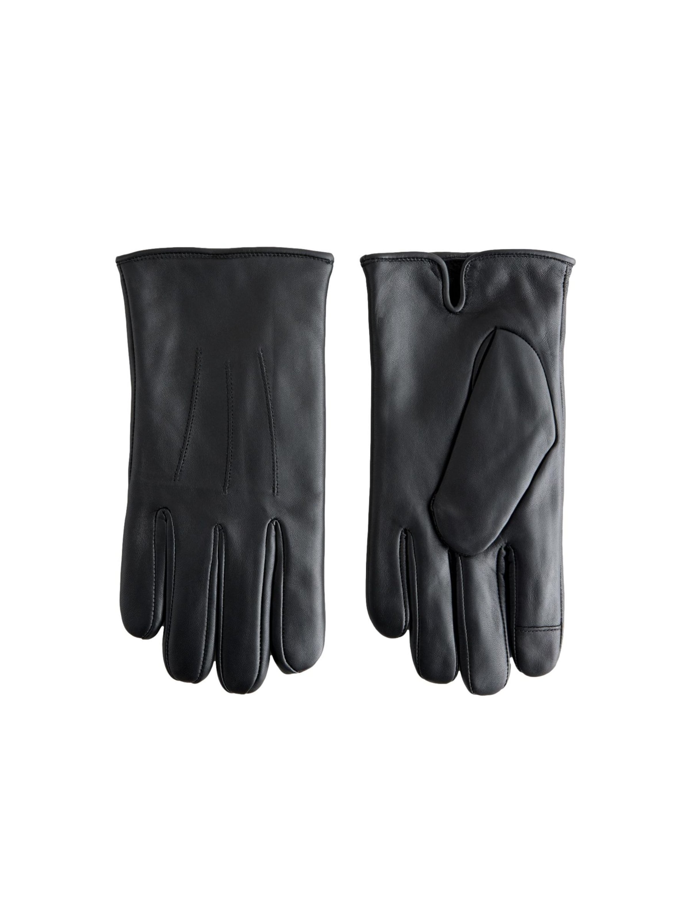 Mănuşi cu degete de la Next pe negru: față