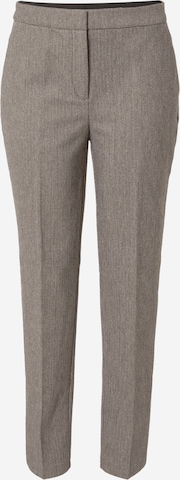 ESPRIT Regular Pleated Pants in Grey: front