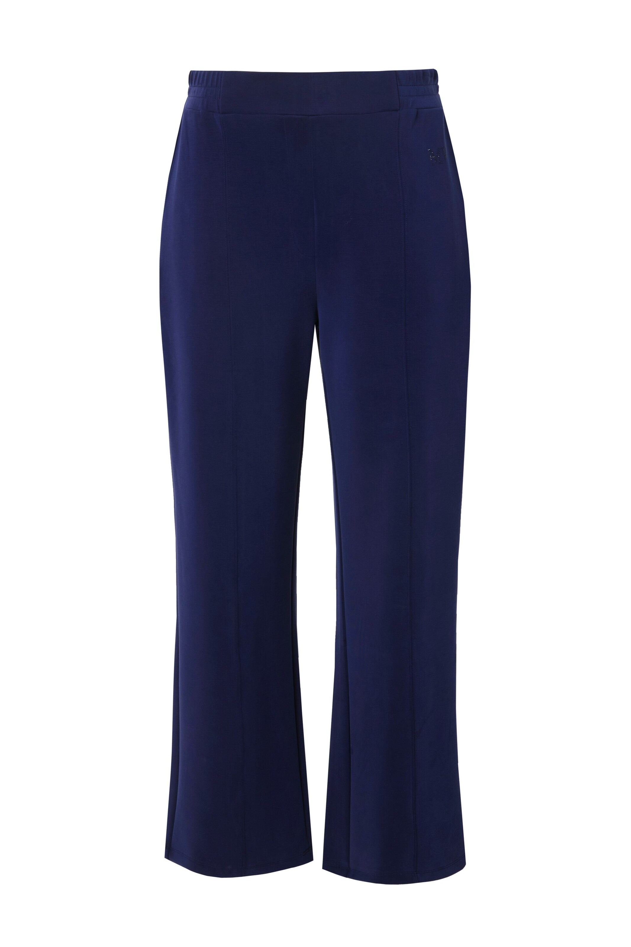 Ulla Popken Bundfaltenhose in Blau: Vorderseite