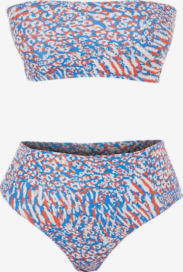 Trendyol Bikini u plava / pastelno roza / svijetlocrvena / bijela, Pregled proizvoda