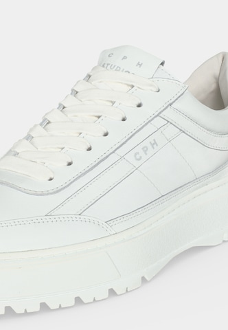 Sneaker low de la Copenhagen Studios pe alb