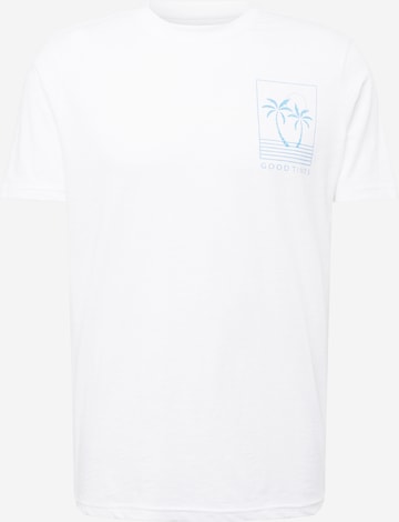 KnowledgeCotton Apparel Shirt 'Slub' in White: front