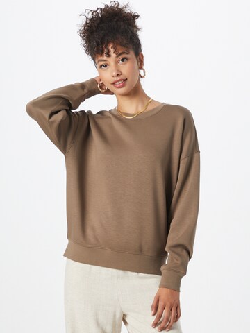 MSCH COPENHAGEN Sweatshirt 'Ima' in Braun: predná strana