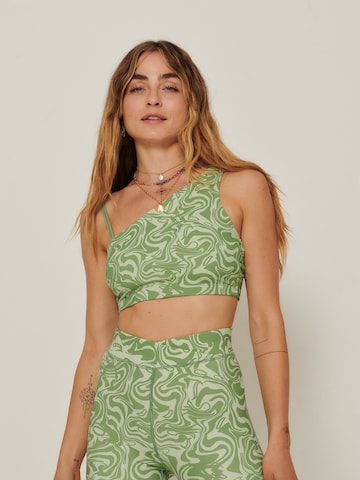 ABOUT YOU x Sofia Tsakiridou Top 'Adele' in Green: front