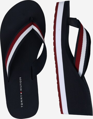 TOMMY HILFIGER T-bar sandals in Blue