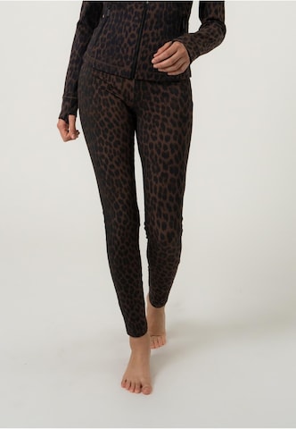 OH APRIL Skinny Leggings 'Juna' in Brown: front