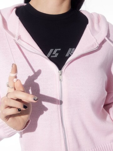 SHYX Sweatjacke 'Kitty' in Pink