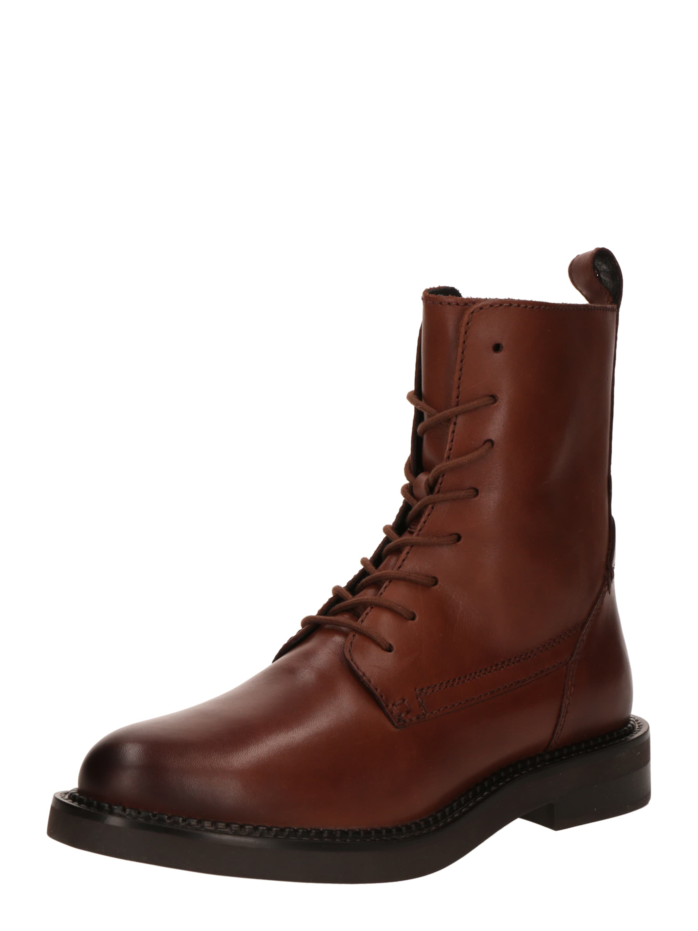 GEOX Schnürstiefelette 'SERILDA' in Braun: Vorderseite