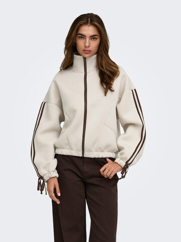 ONLY Sweatvest 'Nola' in Beige