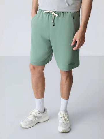 Wide Leg Pantalon Tommy Life en vert
