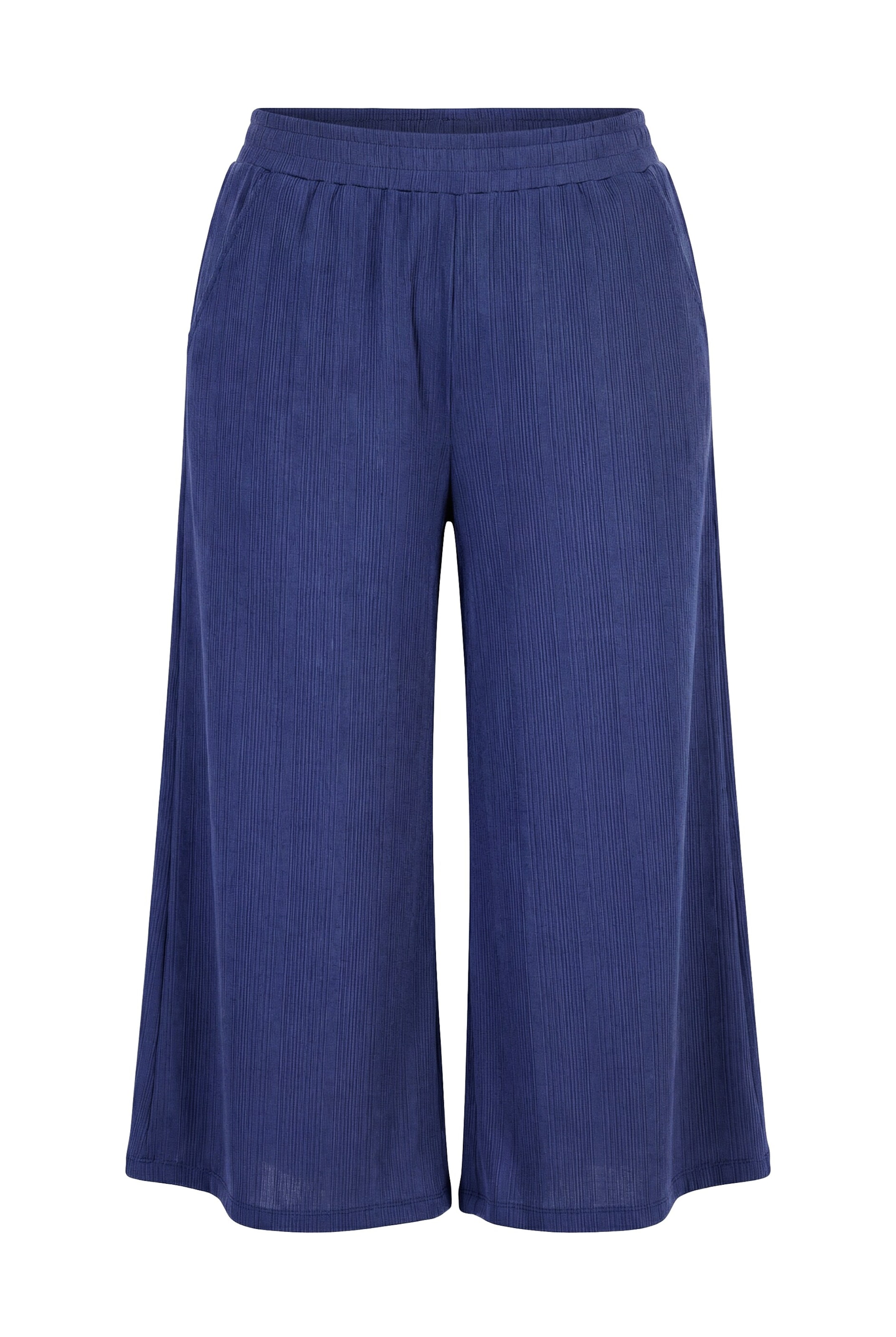 Ulla Popken Trousers in Blue: front