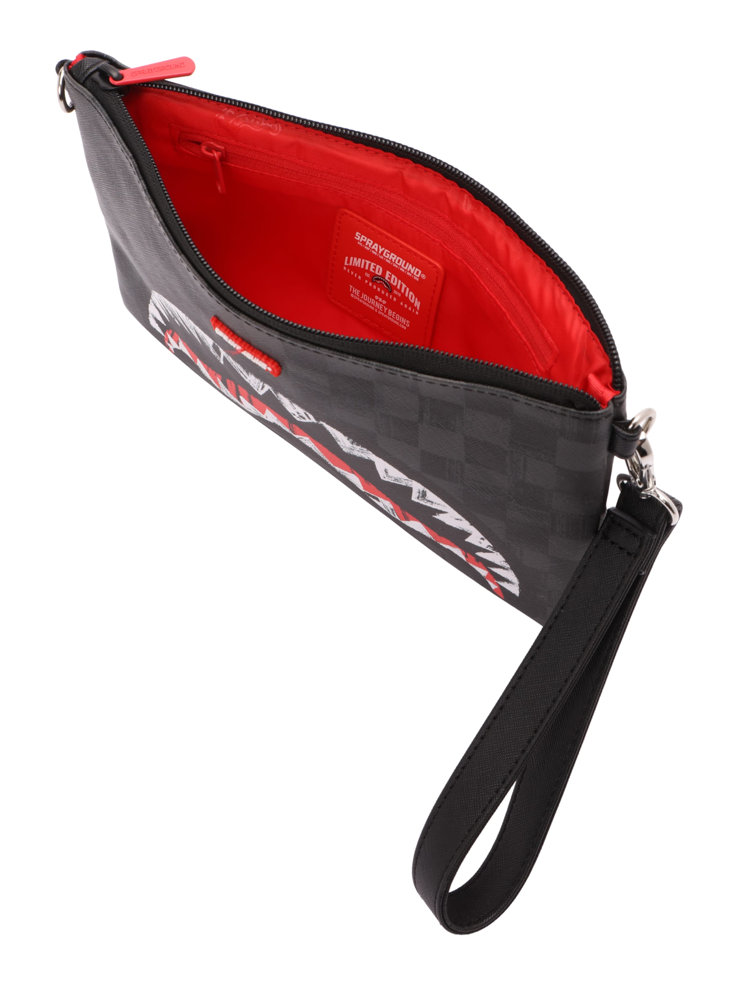 Sprayground - Bolso de hombro 'Scribble Shark' en negro