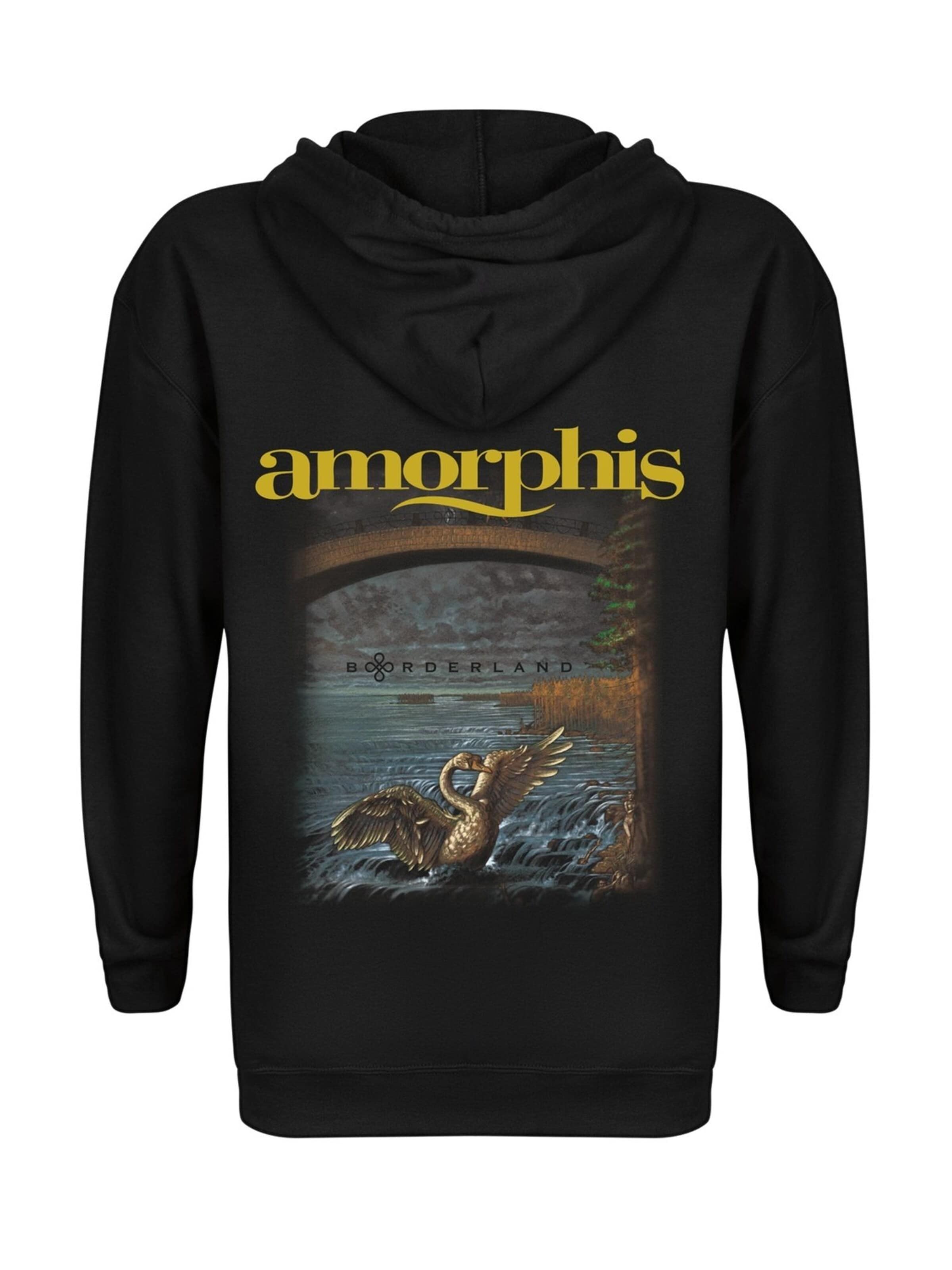 Amorphis Sweatshirt 'Amorphis Borderland' in Black