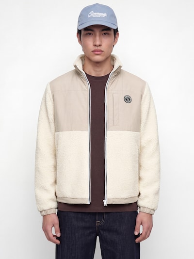 JACK & JONES Veste mi-saison 'JORFREDERIKSBERG' en S en écru / taupe, Vue avec produit