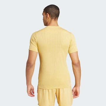 T-Shirt fonctionnel ADIDAS PERFORMANCE en jaune