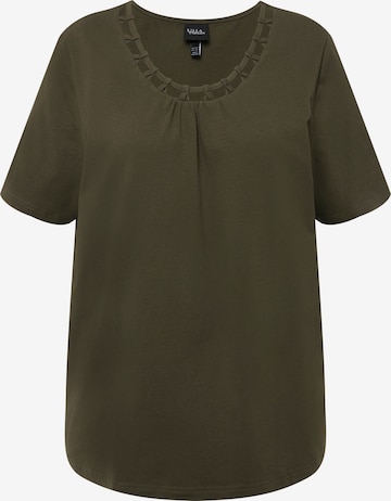 Ulla Popken - Blusa em verde: frente