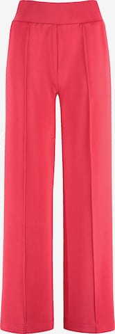 Wide Leg Pantalon à plis GERRY WEBER en rouge : devant