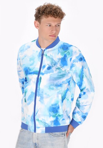 MO Between-season jacket in Blue: front