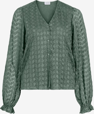 VILA - Blusa 'VINILA' en verde: frente