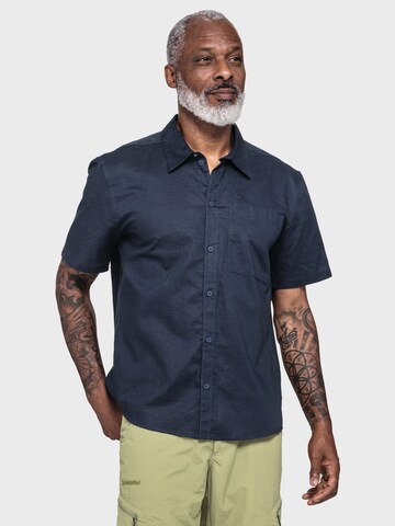Fit confort Chemise fonctionnelle ' Urban Shirt Style Kalmen MNS ' Schöffel en bleu : devant