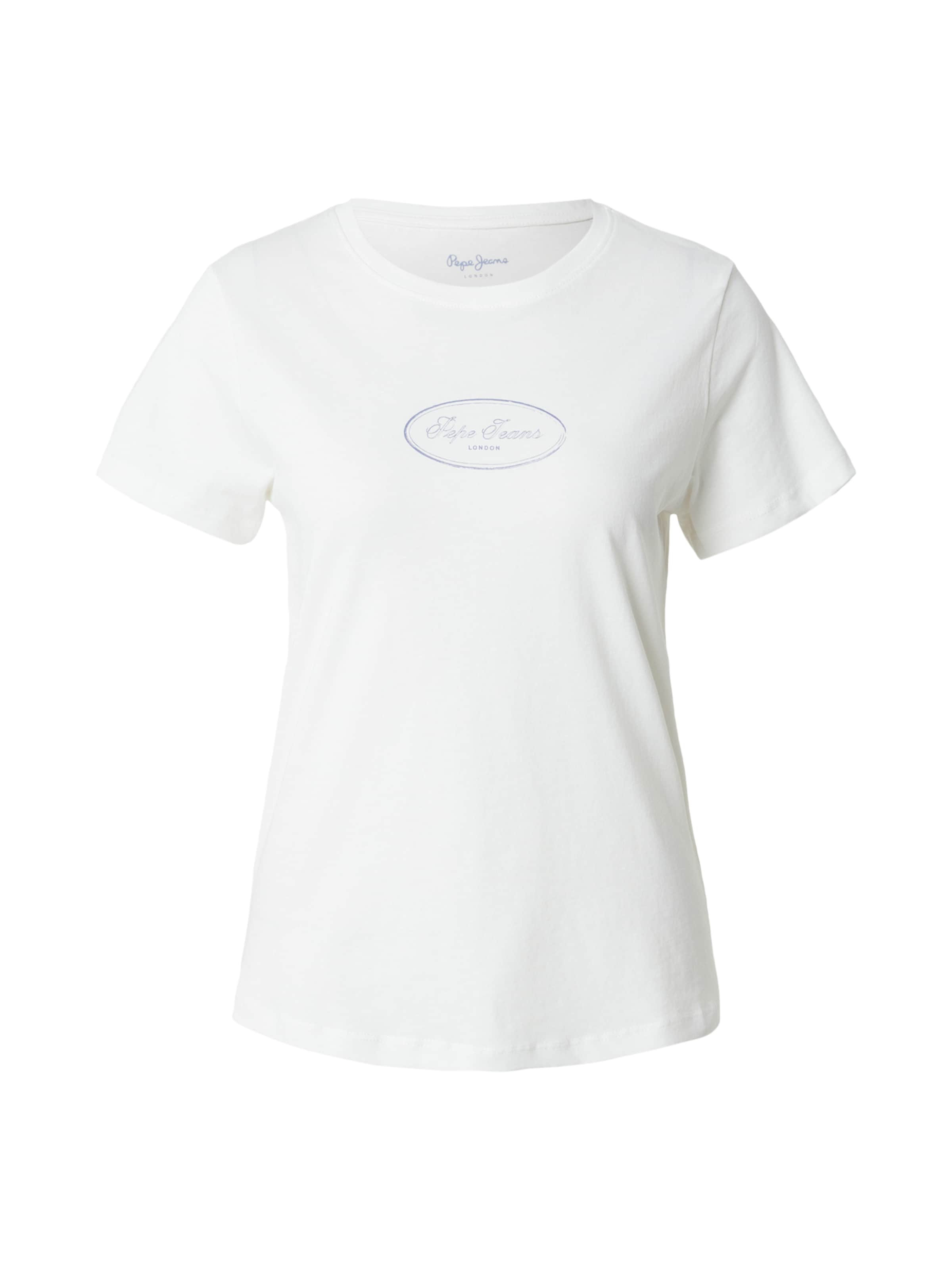 T-shirt Pepe Jeans en blanc : devant