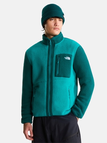 THE NORTH FACE - Casaco de velo 'Yumiori' em azul: frente