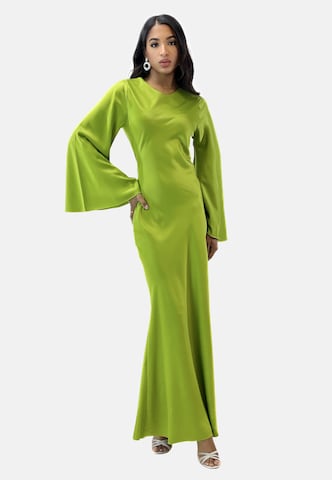 Elara Avondjurk in Groen: voorkant