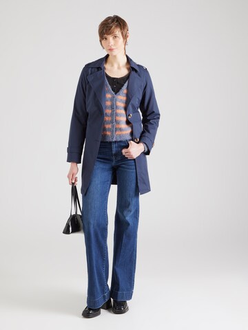 VILA Between-seasons coat 'VILaura' in Blue