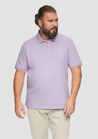 s.Oliver Poloshirt in Lila: Vorderseite