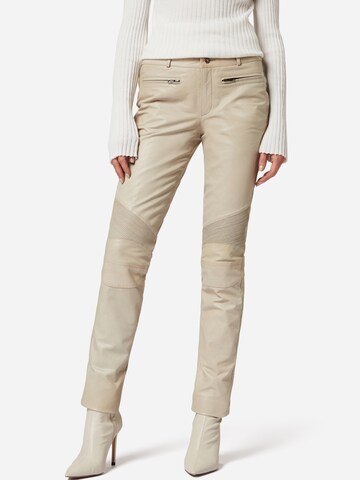 RICANO - Slimfit Pantalón 'Donna' en blanco: frente