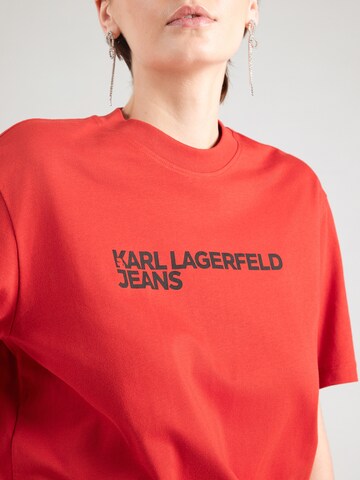 KARL LAGERFELD JEANS Μπλουζάκι σε κόκκινο