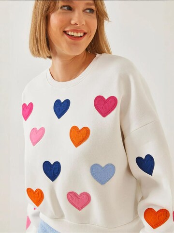 Bianco Lucci - Sweatshirt em branco