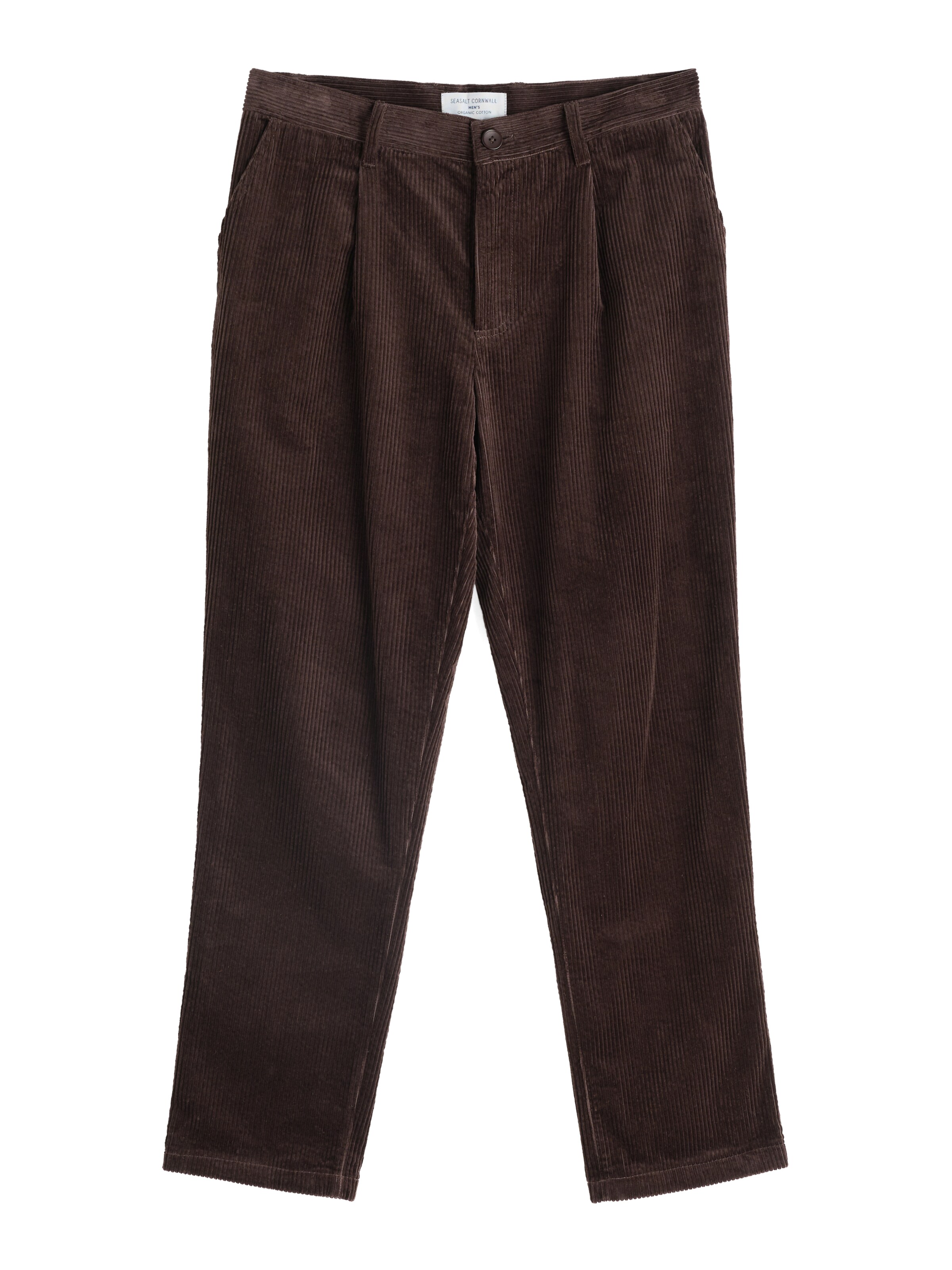 Seasalt Cornwall Trousers 'Yeoman' in Brown: front