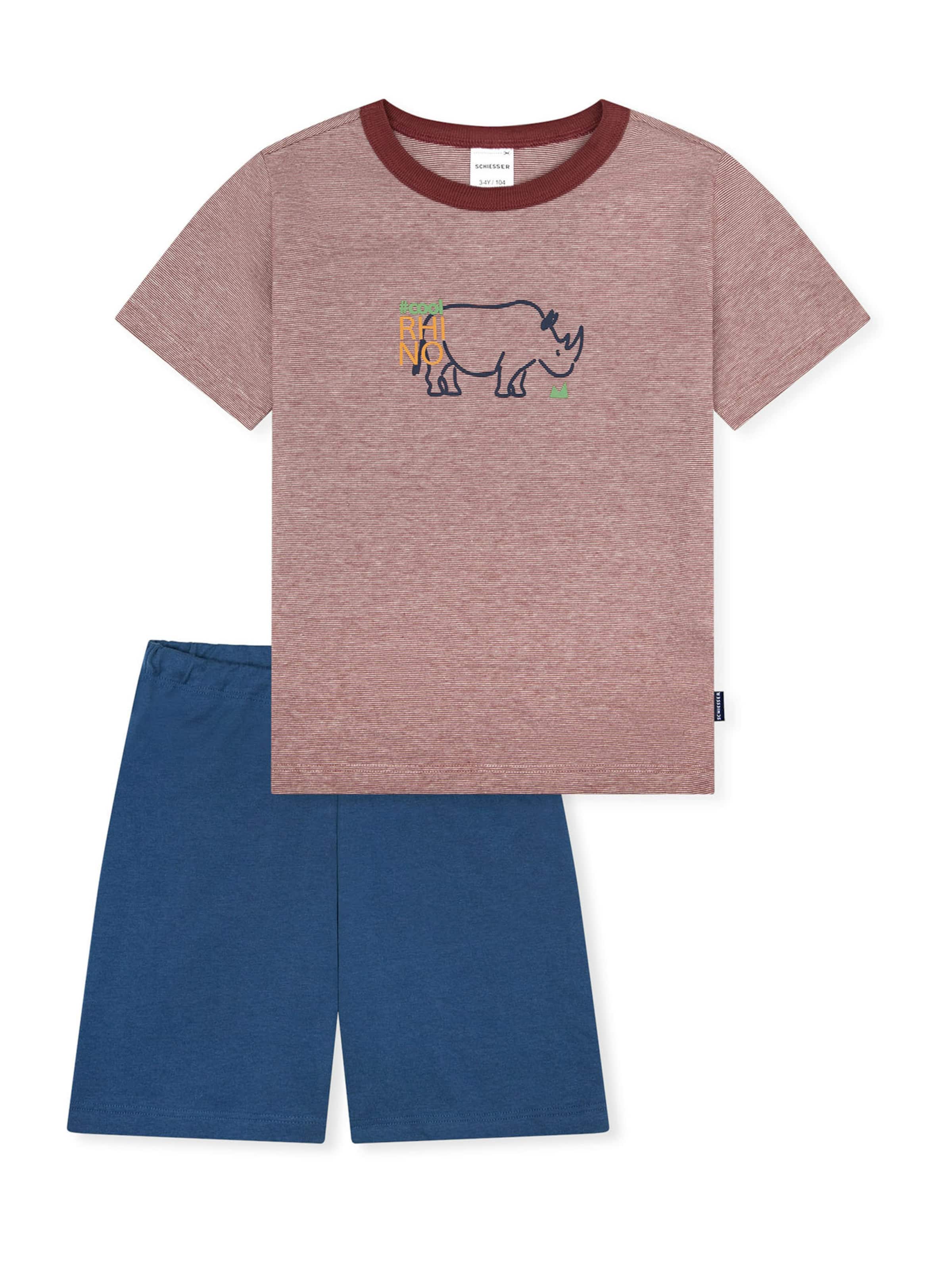 SCHIESSER Nachtkledij ' Kids Nightwear ' in Blauw: voorkant